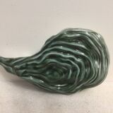 Holder for 12 oyster forks - slip - ceramic - vintage