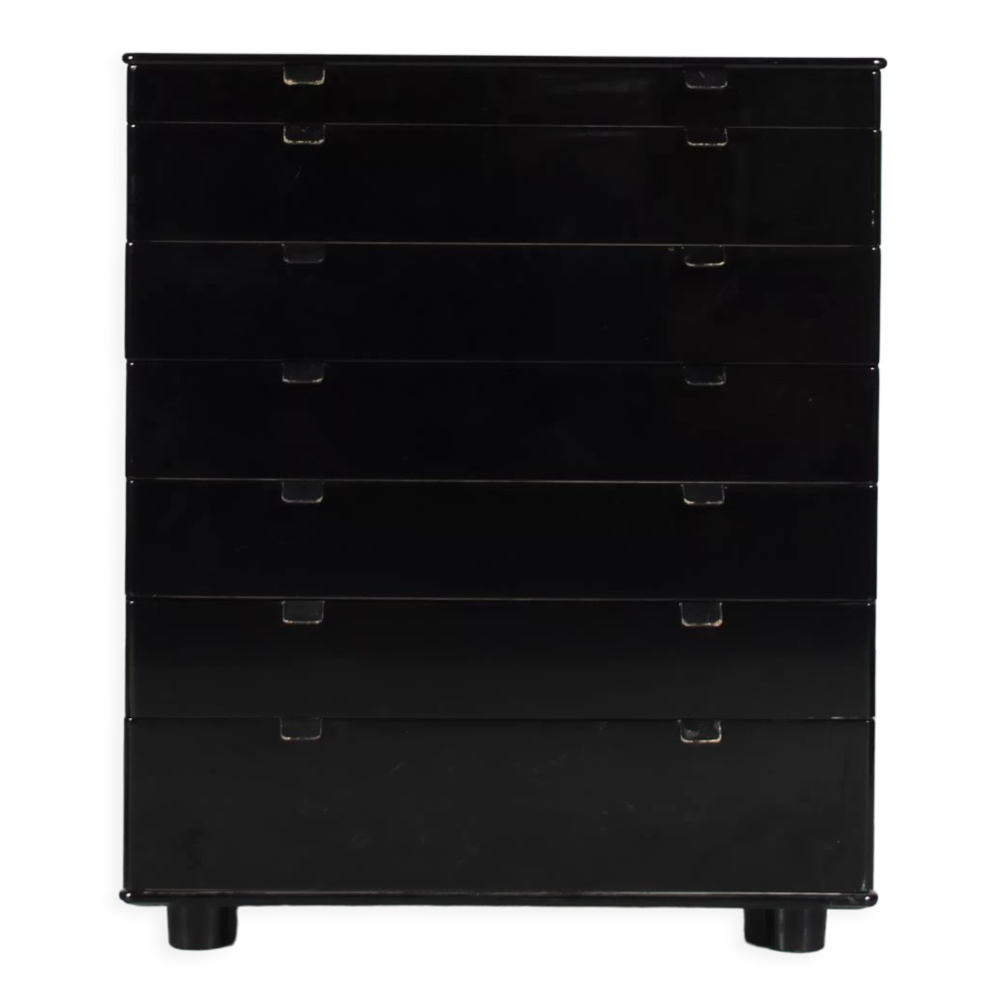 Commode en bois noir des années 1980 par Interlubke, Allemagne
