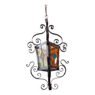 Wrought iron lantern from the 1940s