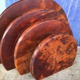 Door art deco walnut bramble