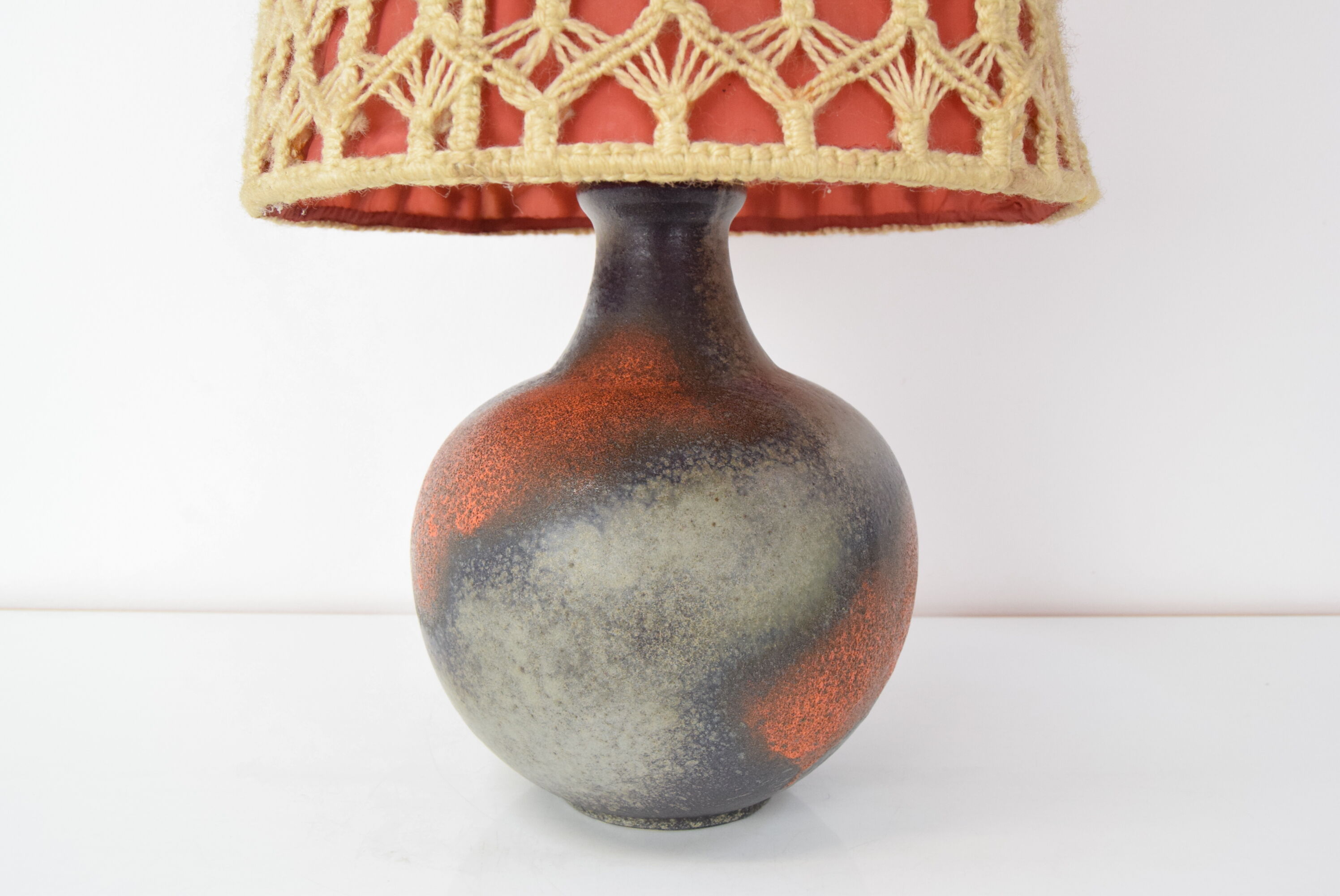 Mid-century Ceramic Table Lamp,1970's.