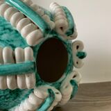 Vase green ball Gustave Asch for Primavera model ball called Sainte Radegonde