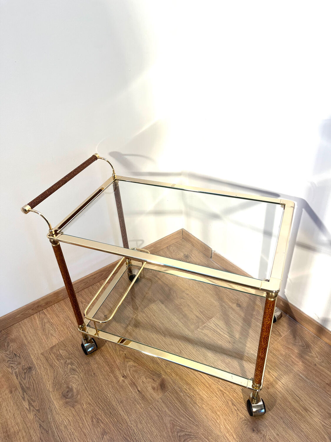 Vintage Lancel bar cart