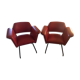 Fauteuils par Joseph Andre Motte, Steiner, 1958