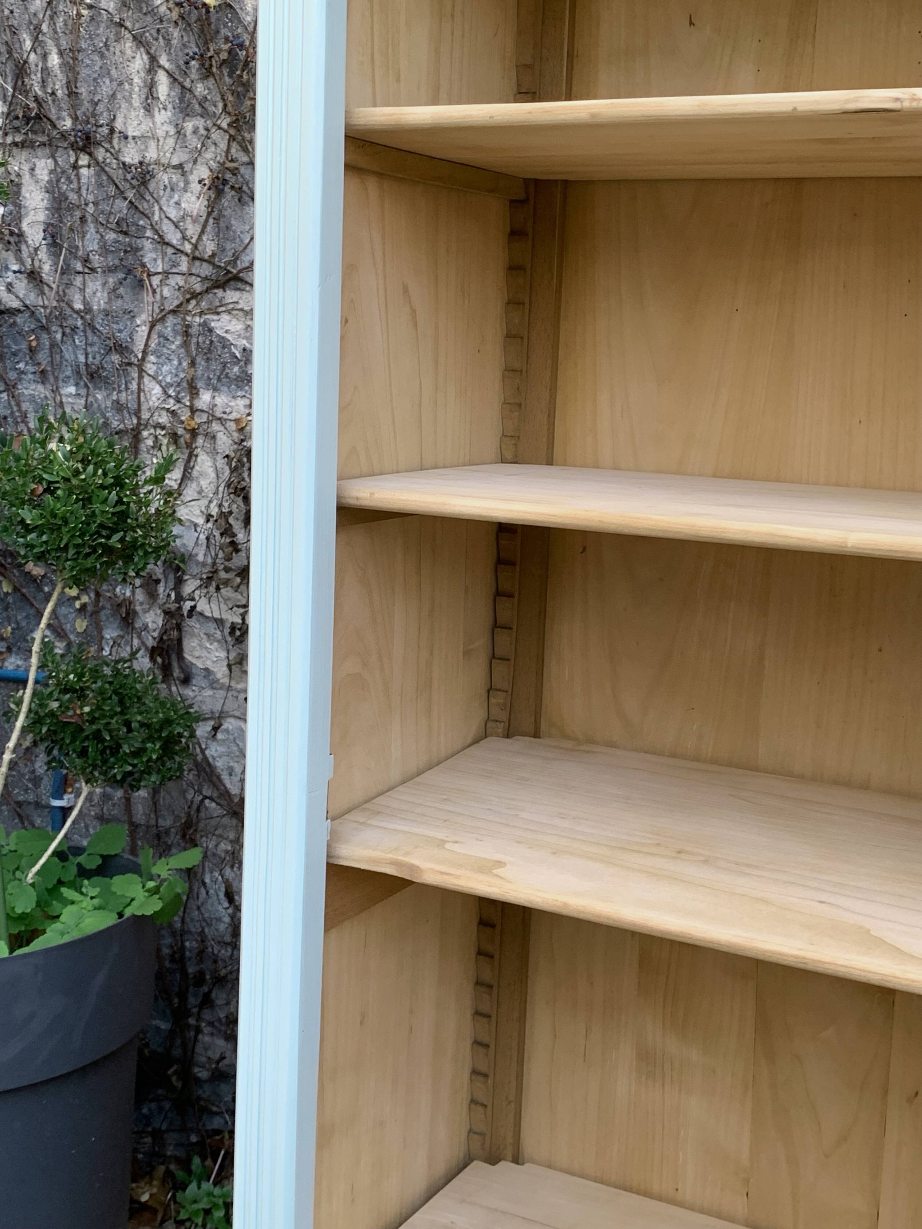 Antique celadon glass Parisian wardrobe H162