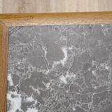 Art Deco bedside table in oak, restored