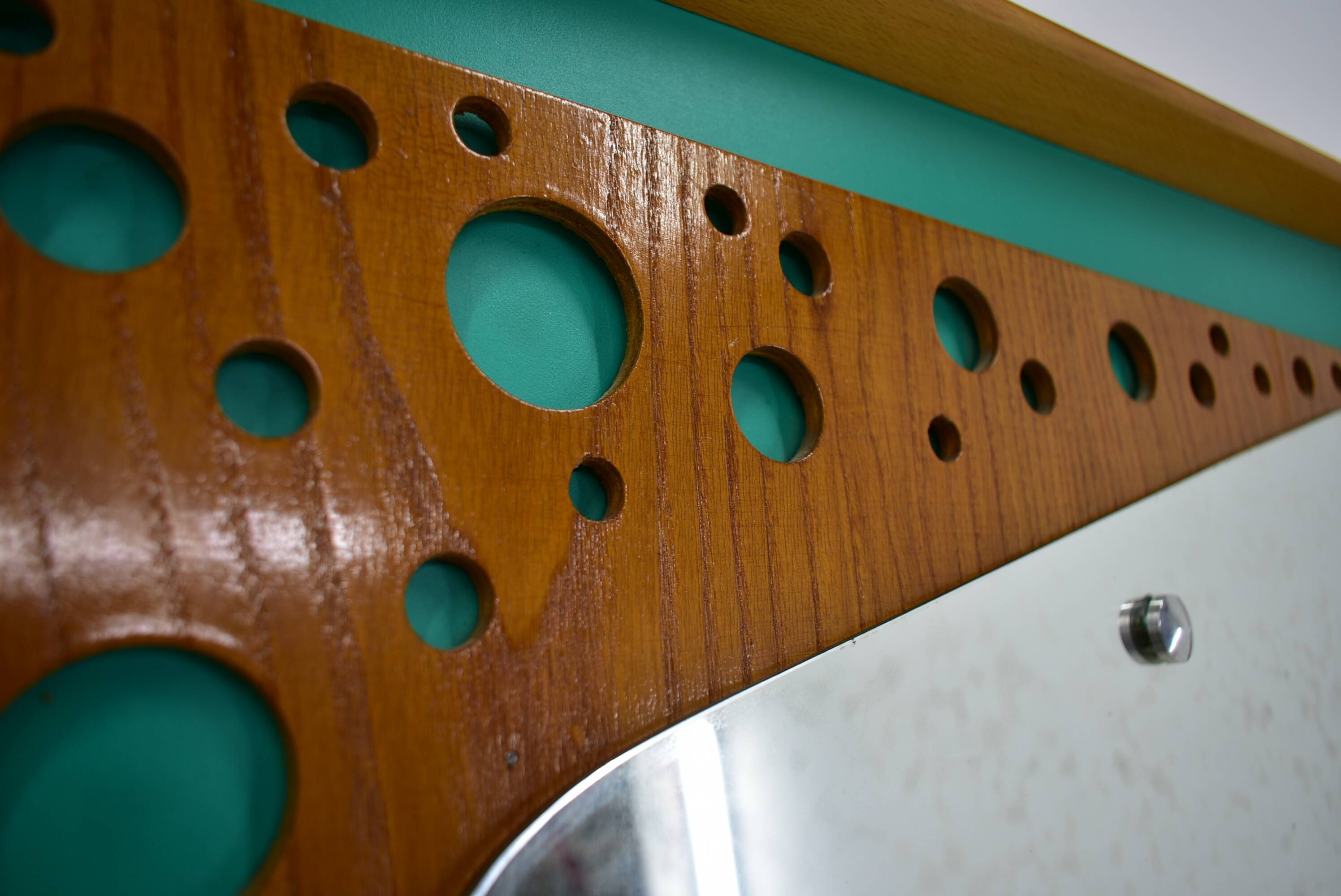 Mid-century wall mounted coat rack Czechoslovakia, 1970s