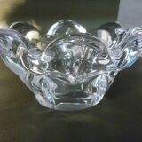Crystal ashtray signed Bayel