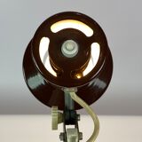 Table lamp in brown lacquered metal, of Danish design from the 1970s