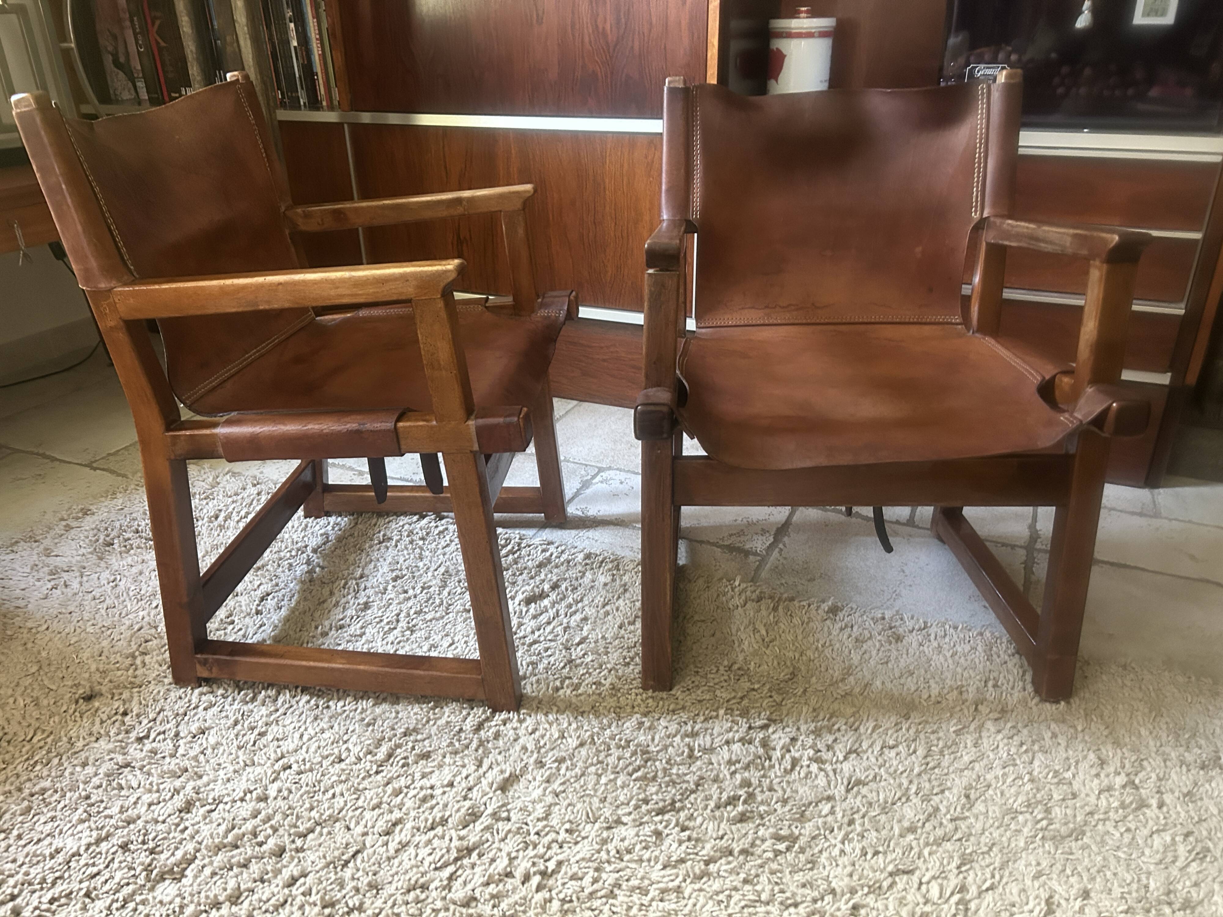 Pair of armchairs Paco Muños Edition Darro model Razzia 1959