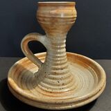 Sandstone hand candle holder signed sandstone of the twentieth century marsh