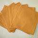 Set de 6 serviettes de table en coton couleur paprika