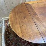 Louis Philippe mahogany farm table with flaps