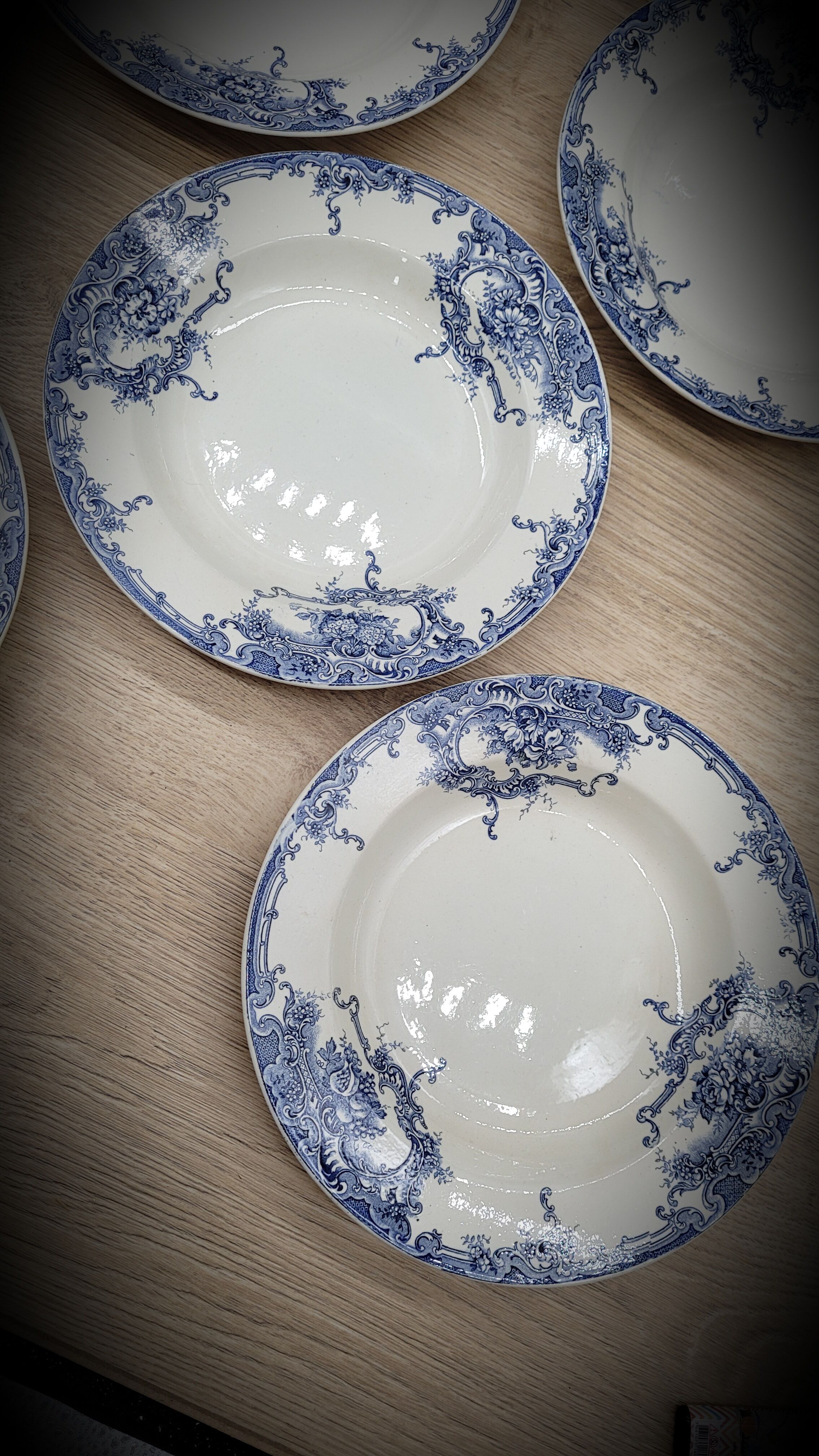 Set 6 plates Dauphin BFK 1920