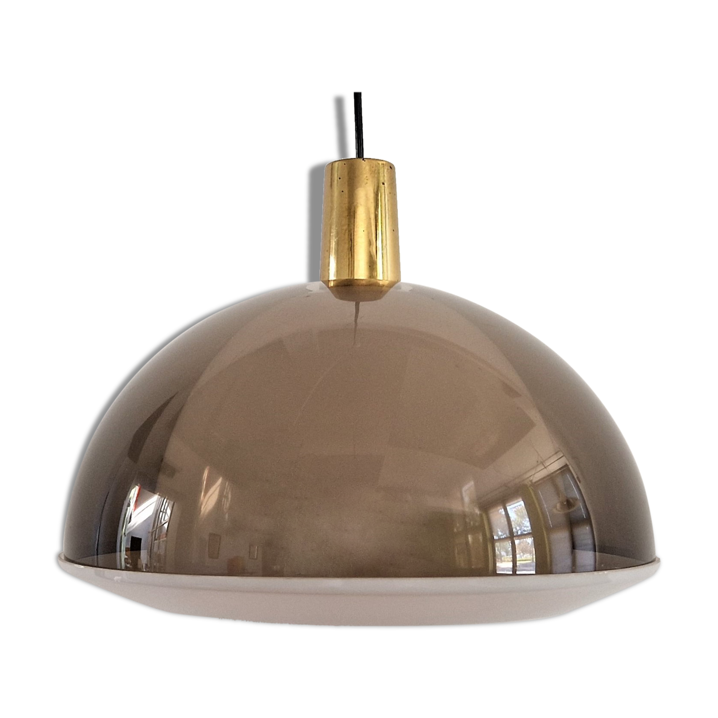 Model 'Kuplat' pendant lamp by Yki Nummi, Finland 1950's