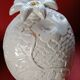 Ice bucket - pineapple - white lacquered cork - animal plant decoration