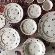 Service complet de dîner, thé et café « Petite Fleur » de Villeroy & Boch pour six personnes