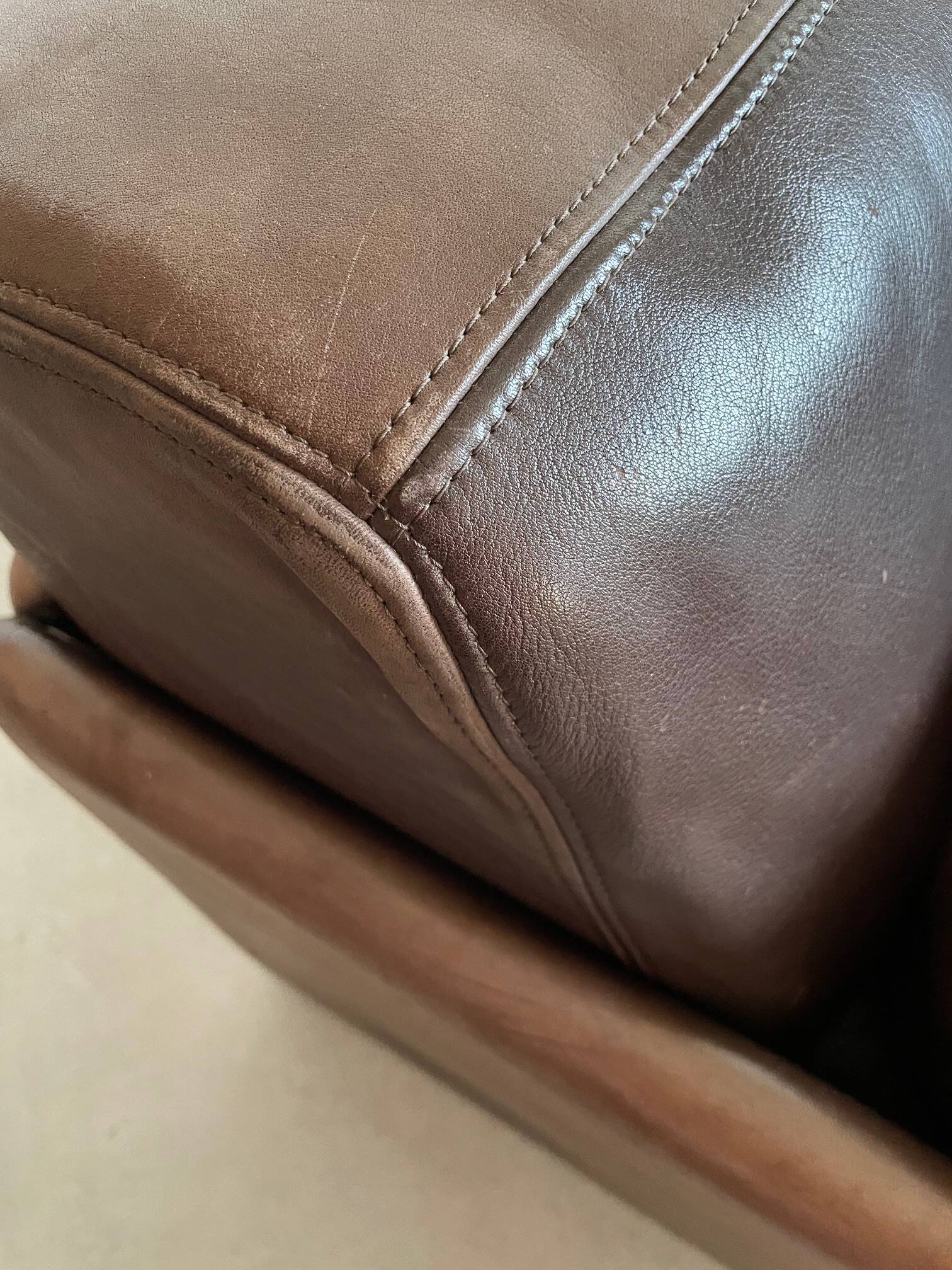 De Sede Ds-76 Modular Sofa in Brown Leather, Switzerland  1970s
