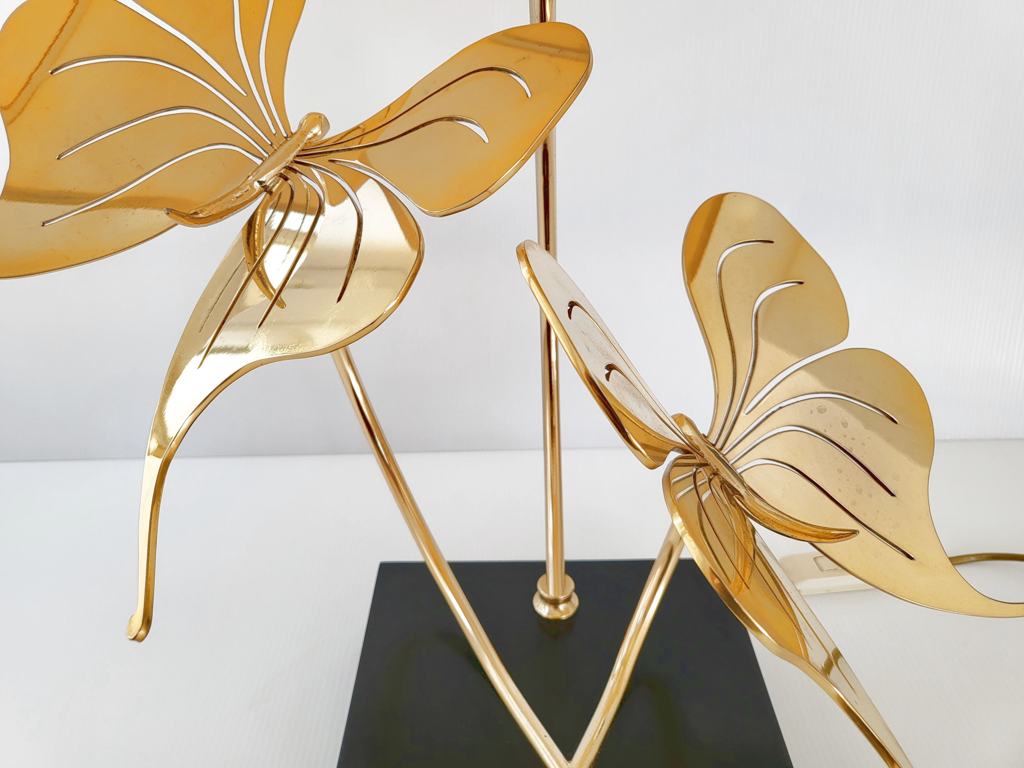 Vintage butterfly lamp 1970