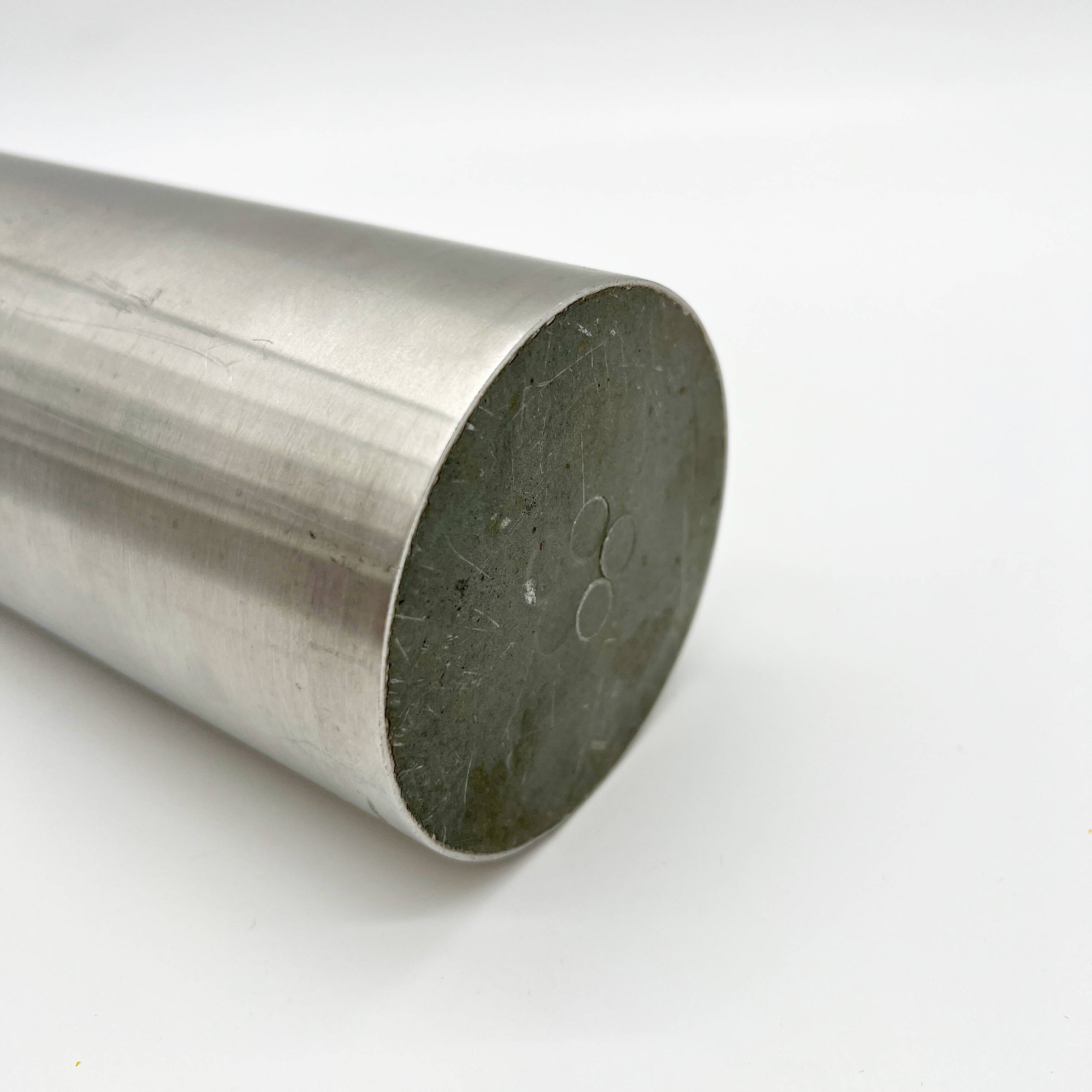 Roll vase / built-in flower stick – brushed aluminum, 1970s