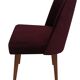 Mid-century shell chair, purple wool velvet Alexander, Dedar, Europe, 1960s.