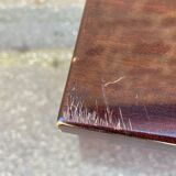 Bedside night table design 1960 vintage Scandinavian feet compass