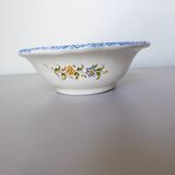 Empty pocket bowl from the Faïencerie de France model Moustier