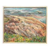 Huile sur toile originale suédoise – « Paysage rocheux » par Rune Eringstam