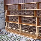 Large rattan bookcase
