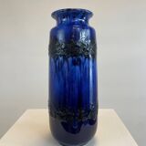Vase bleu fat lava