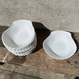White opal tableware