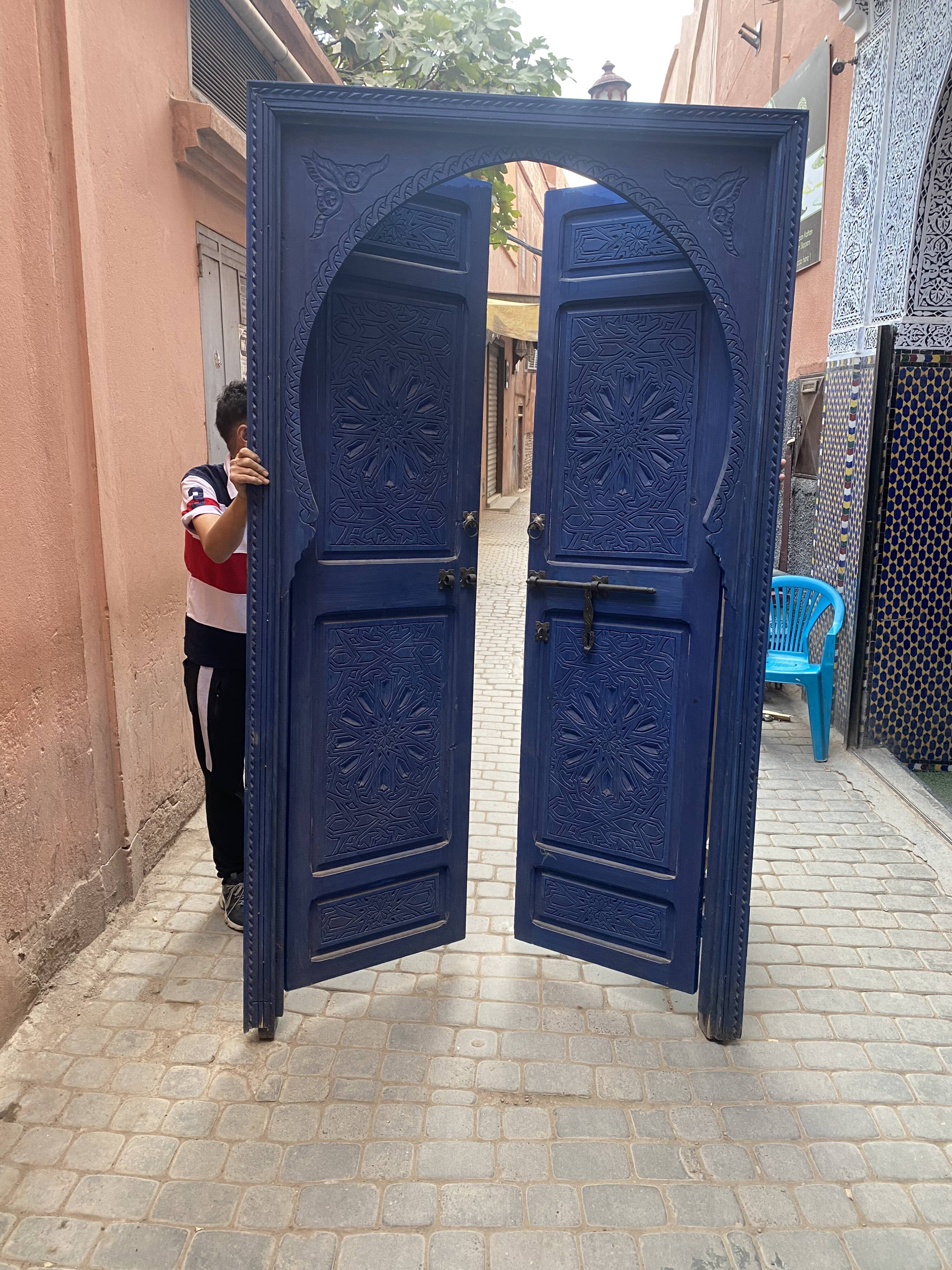Blue door