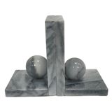 Vintage bookends marble 80s design bookend