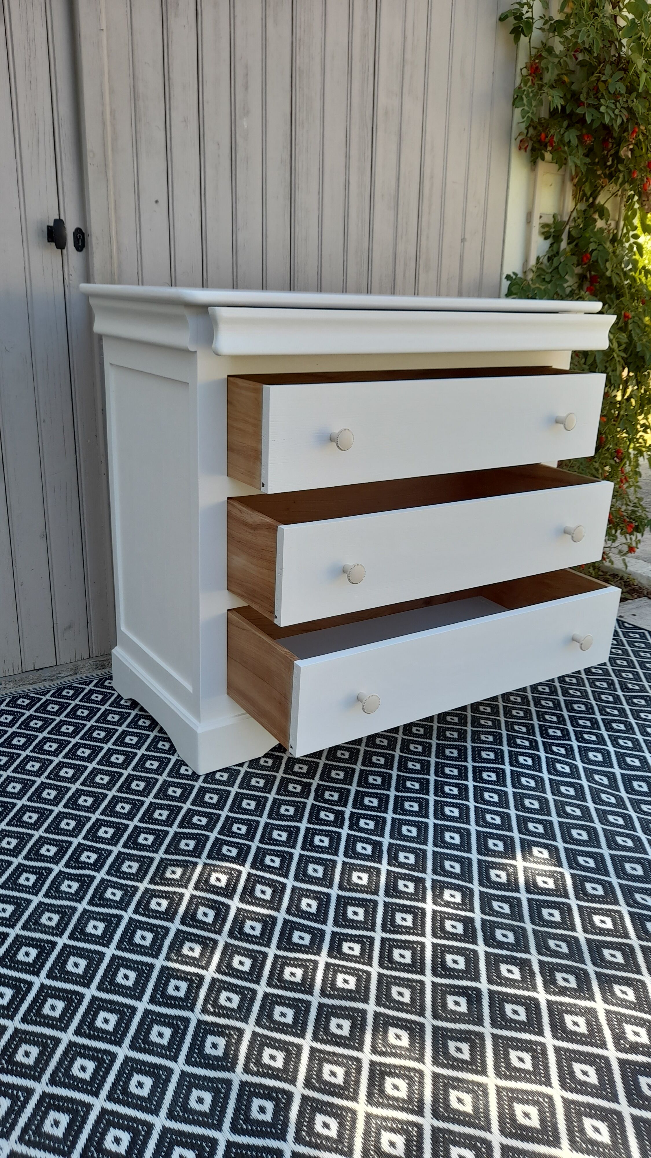 Chest of drawers 4 drawers louis Philippe style