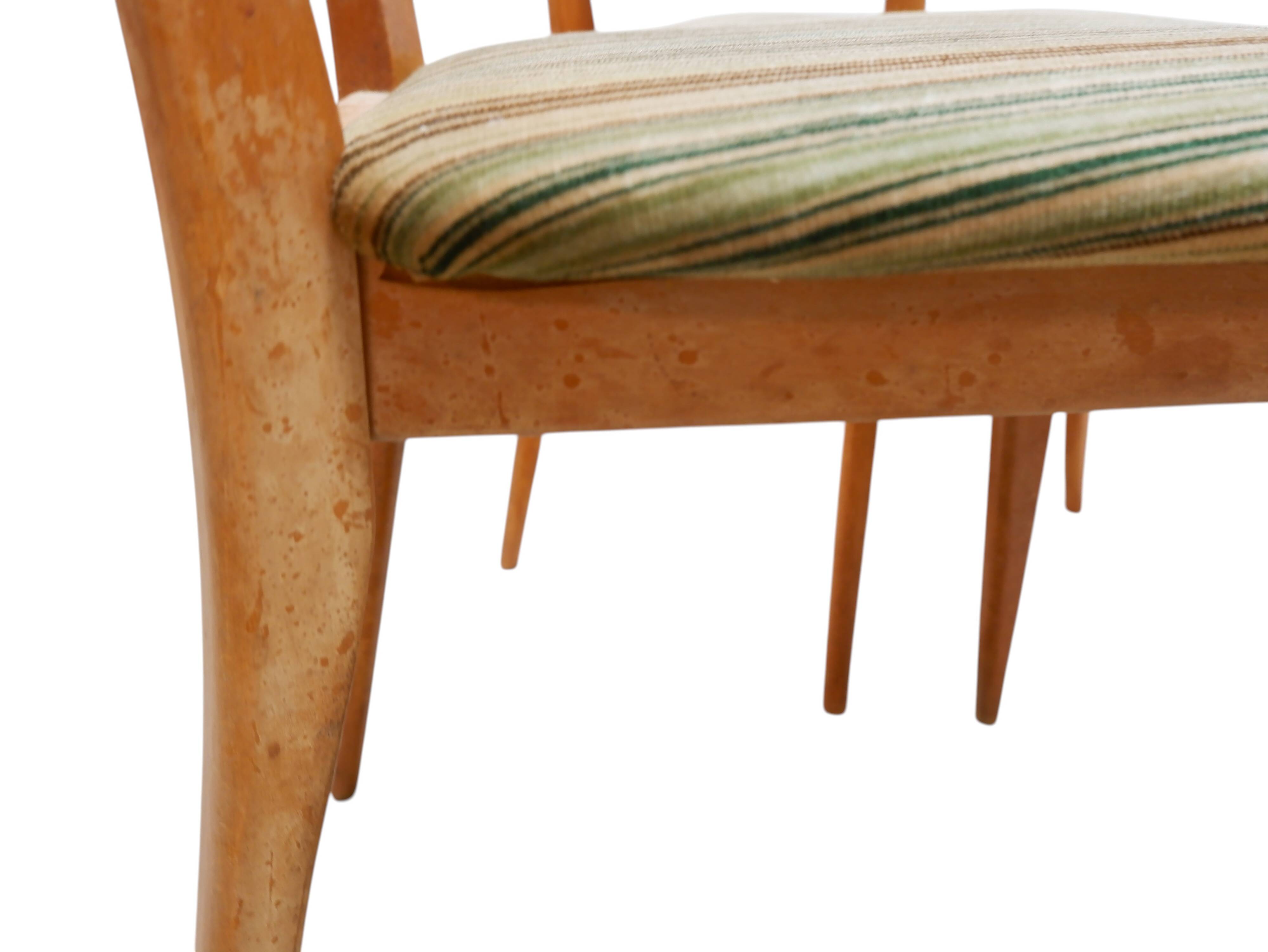 Ensemble de 4 chaises de salle à manger danoises, années 1960.