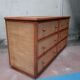 Wicker chest of drawers and vintage rattan