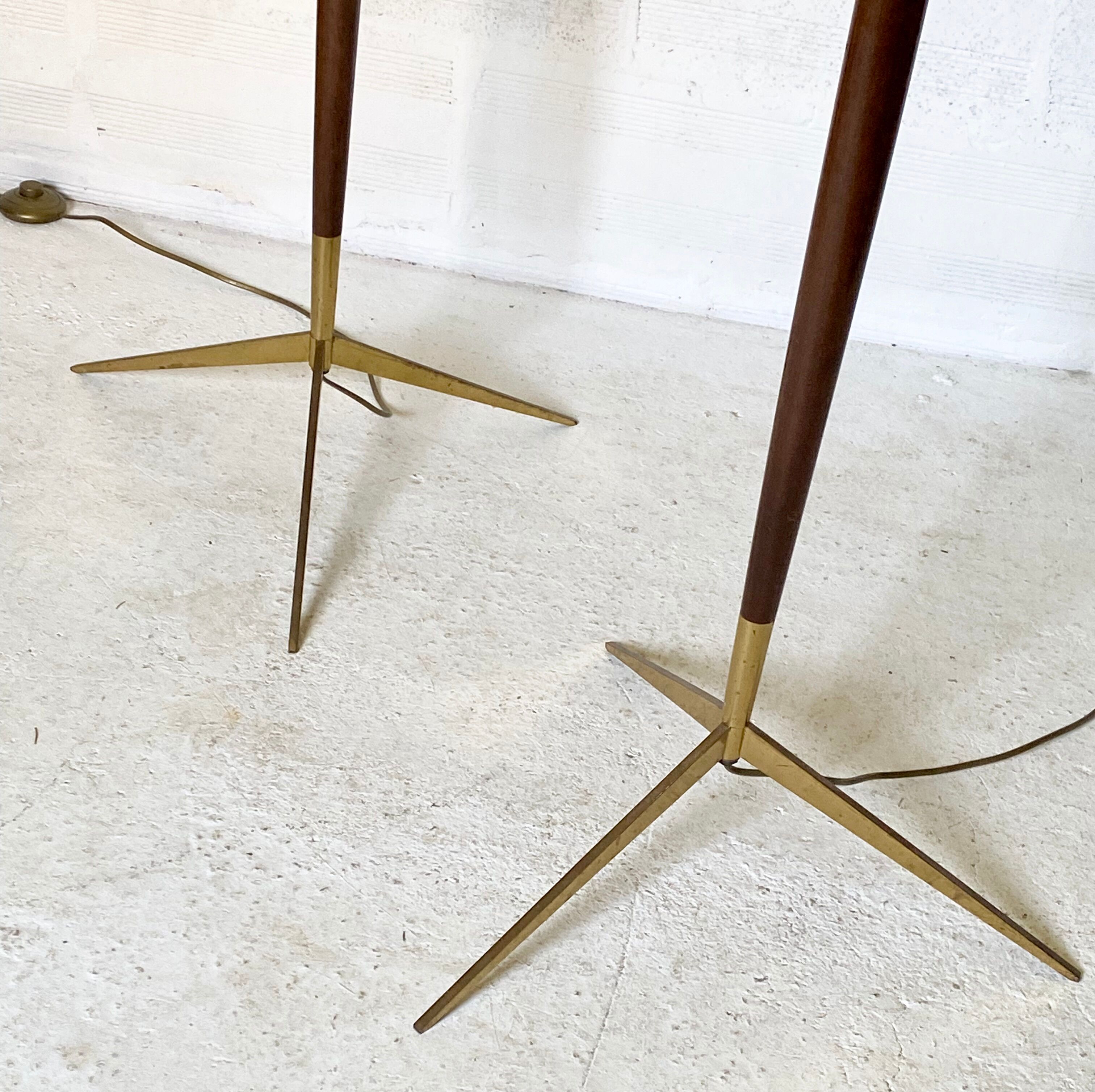 Pair of floor lamps Maison Lunel 1950