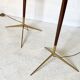 Paire de lampadaires Maison Lunel 1950