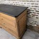 19th-century oak commode