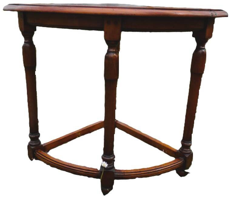 Solid cherry wood corner