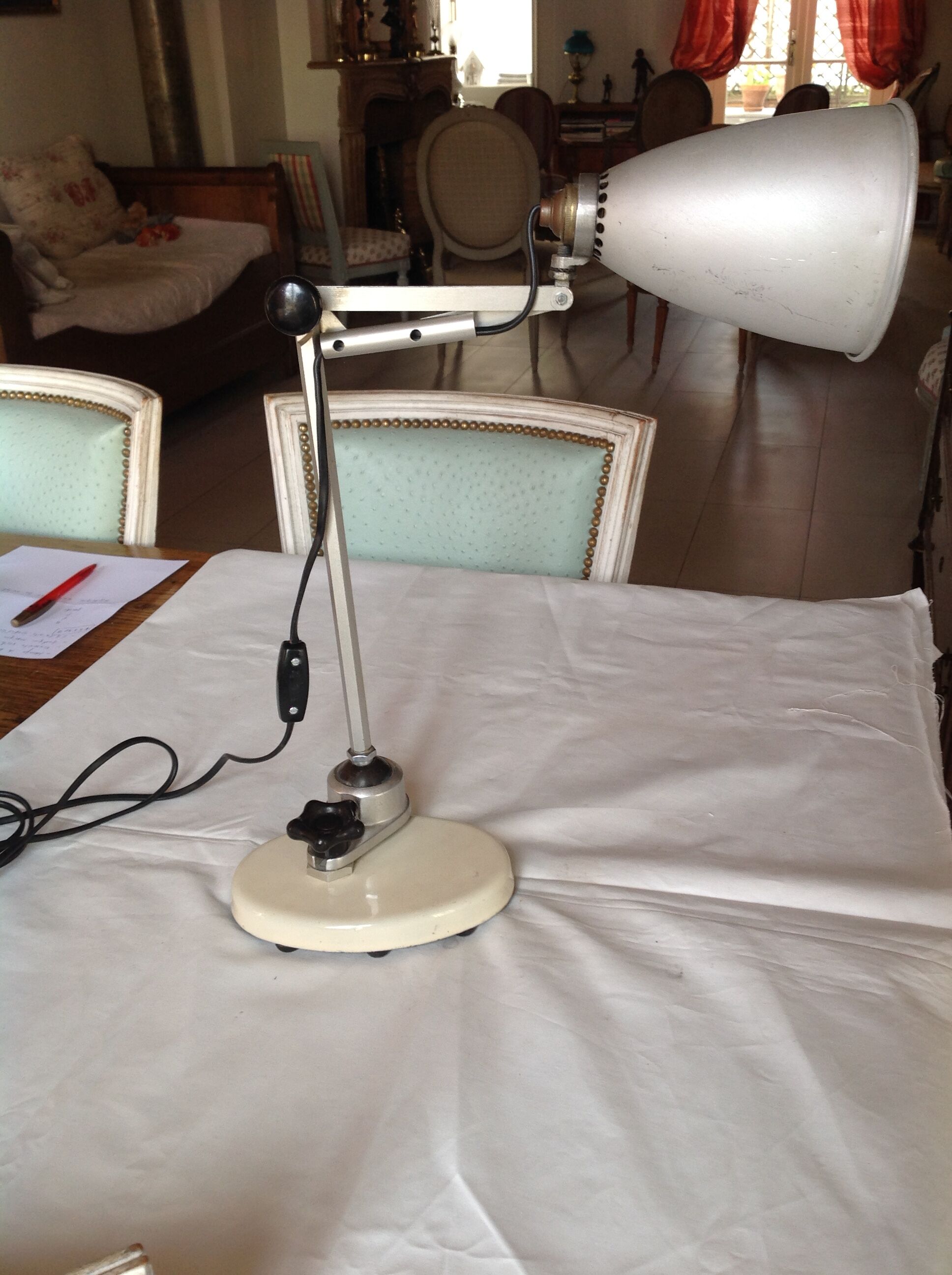 Vintage desk lamp, swivel, 70s