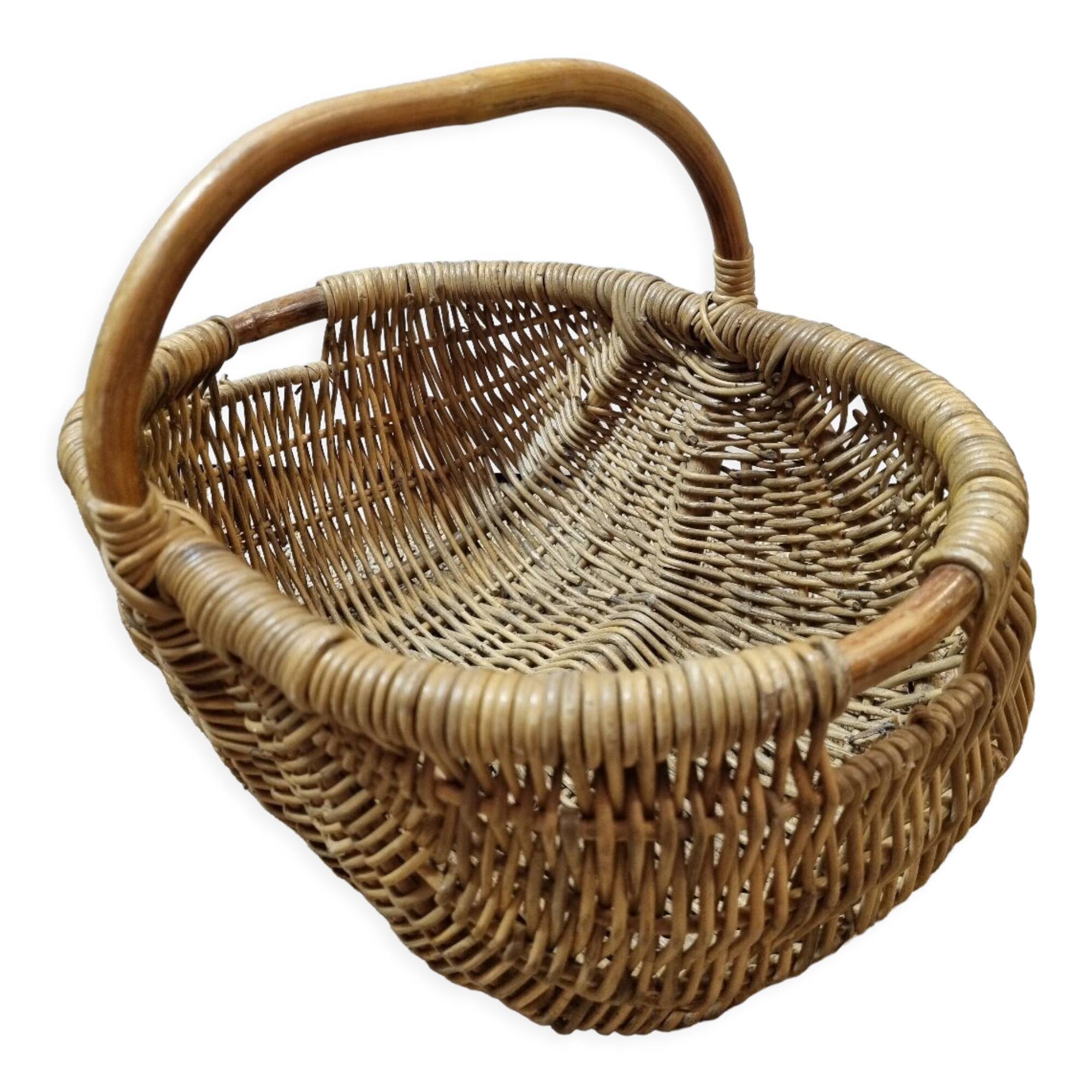 Vintage wicker basket