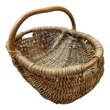 Vintage wicker basket