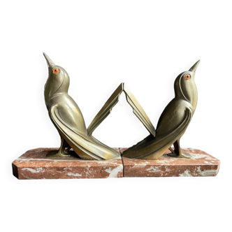 Pair of bookends – Hippolyte Moreau (1832-1926) known as Franjou – Early 20th century