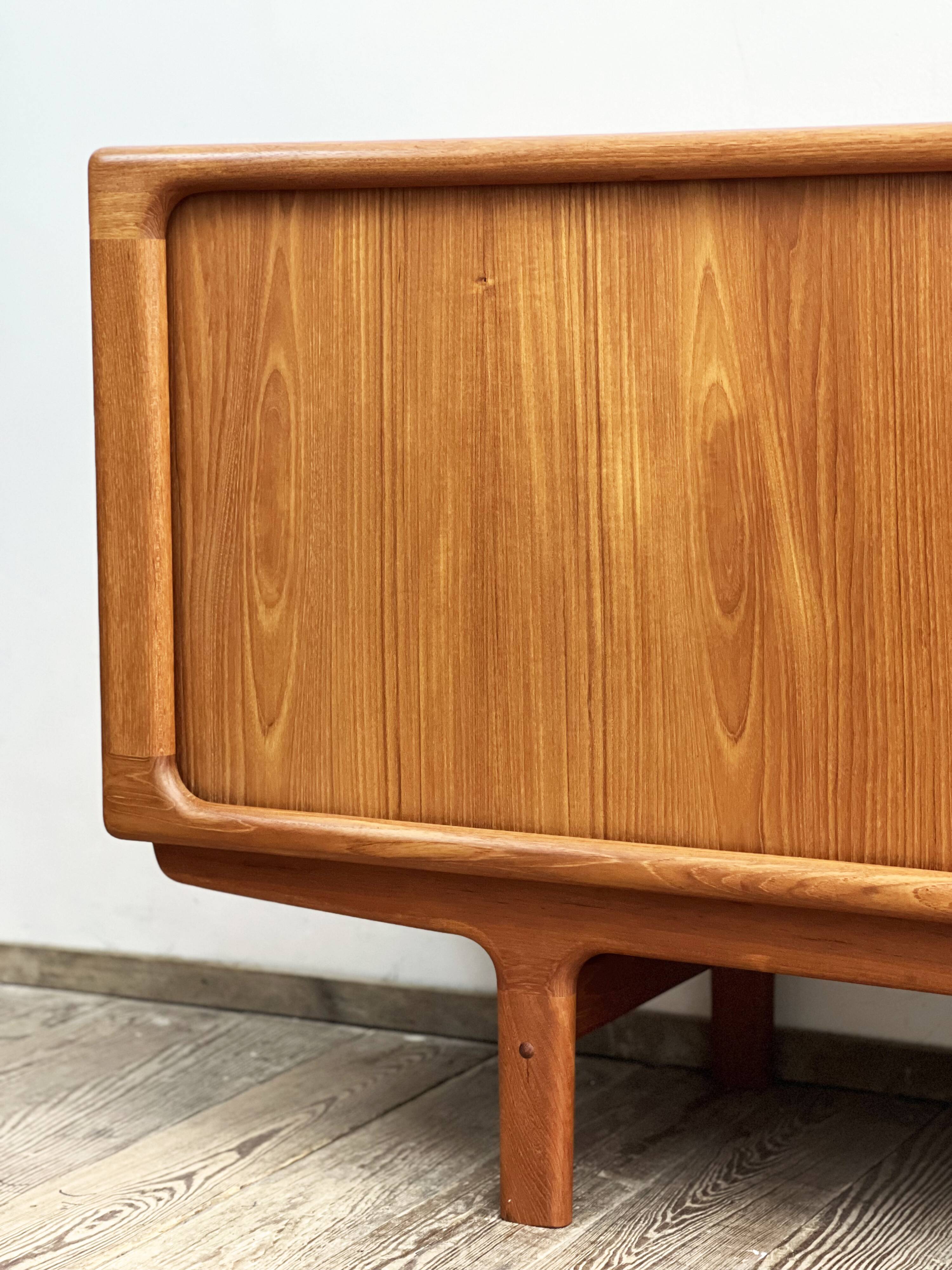Danish Mid-Century Modern Sideboard in Teak with Tambour Doors by Dyrlund, Denmark