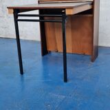 Vintage retractable folding table