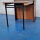 Table pliante escamotable vintage