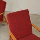 Pair of Jiri Jiroutek red armchairs by Intérier Praha