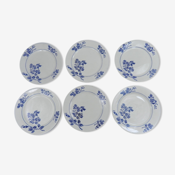 6 assiettes plates lonchamps