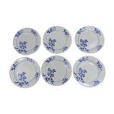 6 assiettes plates lonchamps